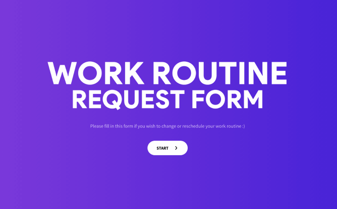 Shift Change Request Form Template