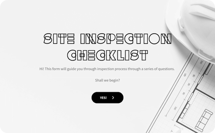 Site Inspection Checklist Template